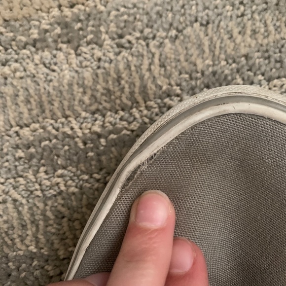 Grey Vans Slip Ons - Picture 6 of 6